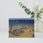 Sandcastle France 1999 Briefkaart (Staand voorkant)