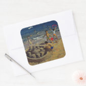 Sandcastle France 1999 Vierkante Sticker (Envelop)