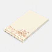 Sandcastle Post-it® Notes (Schuin)