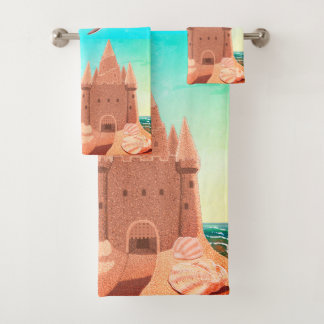 Sandcastle Seagull-handdoekset Bad Handdoek
