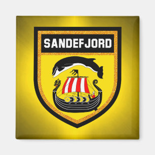 Sandefjord Flag Magneet