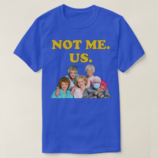 Sanders Me Not us Mittens Meme T-shirt (Design voorkant)