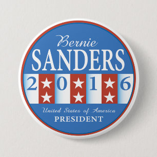 Sanders voor President Ronde Button 7,6 Cm
