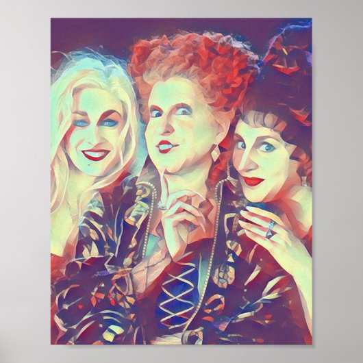 Sanderson Sisters Art Déco Print (Devant)