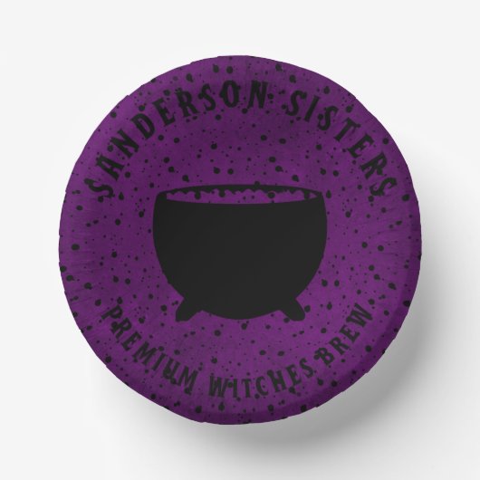 Sanderson Sisters Cauldron Papieren Kommen (Voorkant)