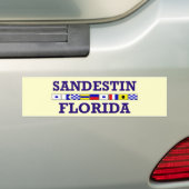 Sandestin Nautical Flags - Bumpersticker (Op auto)