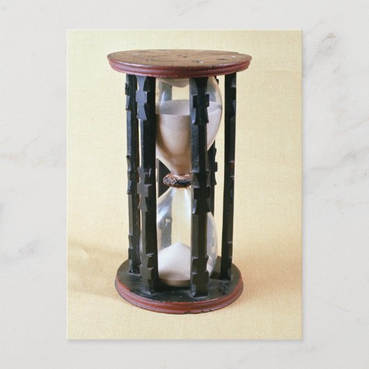 Sandglass, 17e eeuw briefkaart (Voorkant)