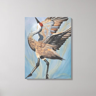 Sandhill Crane canvas
