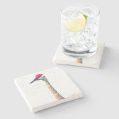 Sandhill Crane Coaster Stenen Onderzetter (Zijkant)