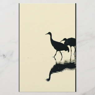 Sandhill Crane Stationery Briefpapier