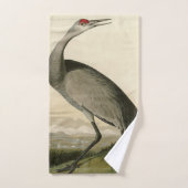 Sandhill Crane uit Audubon's Birds of America Bad Handdoek (Handdoek)
