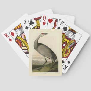 Sandhill Crane uit Audubon's Birds of America Pokerkaarten