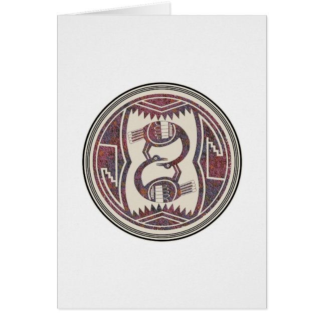 Sandhill Cranes, Mimbres Pottery Afbeelding 16 Kaa (Voorkant)