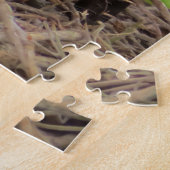 Sandhill kraan en schattige meid legpuzzel (Zijkant)