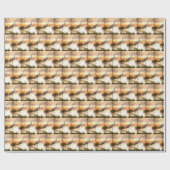 Sandhill kraan in een moeras cadeaupapier (Vlak)