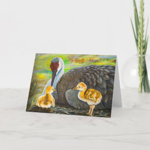 Sandhill kraan Mother's Love Kaart