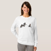 Sandhill tend le cou le T-shirt (Devant entier)