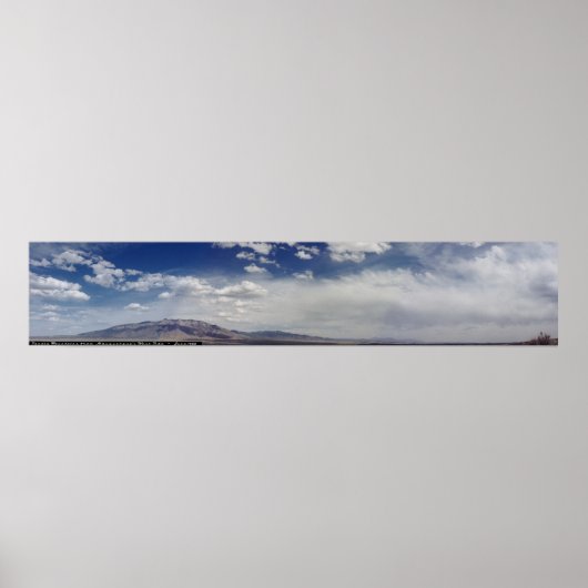 Sandia Mountains Panoramisch Poster (Voorkant)