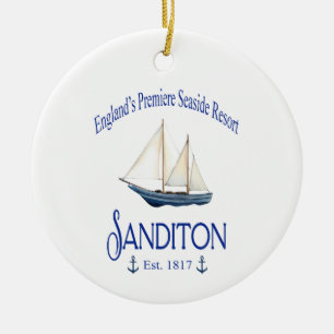 Sanditon Seaside Resort Keramisch Ornament