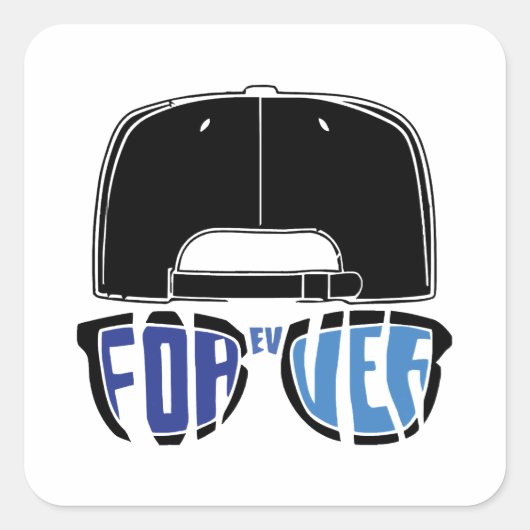 Sandlot Forever Vierkante Sticker (Voorkant)