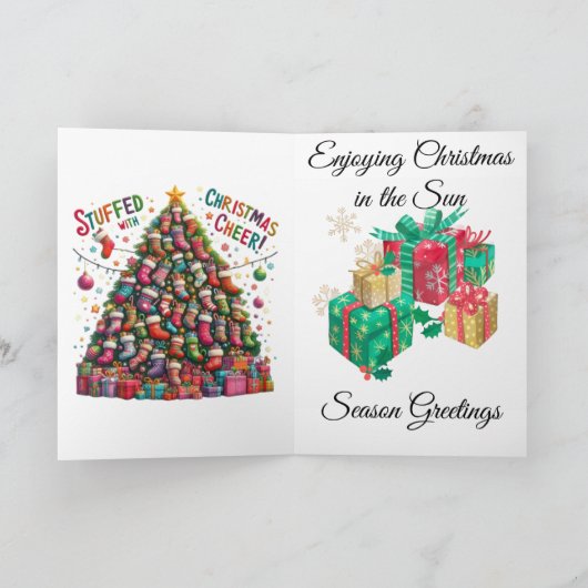 Sandman Christmas Card Kaart (Binnen)