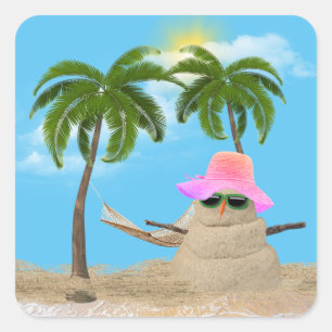 Sandman Tropical Avec Sticker Carré Hammock