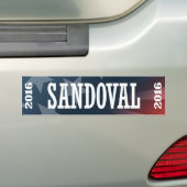 SANDOVAL 2016 BUMPERSTICKER (Op auto)