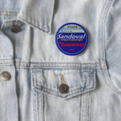 SANDOVAL Gov 2010 Button (In situ)