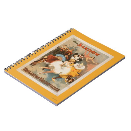 Sandow Trocadero Vaudevilles Carnival Theme Notitieboek (Linkerzijde)