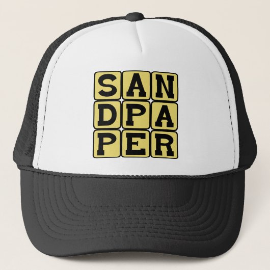 Sandpaper, WoodWorkers-tool Trucker Pet (Voorkant)