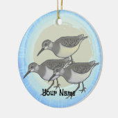 Sandpeper Keramisch Ornament (Links)