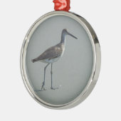 Sandpiper Pose Metalen Ornament (Links)