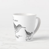 Sandpiper Shorebird Thunder_Cove Latte Mok (Rechterhoek)