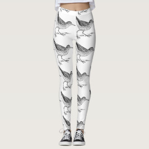 Sandpiper Shorebird Thunder_Cove Leggings