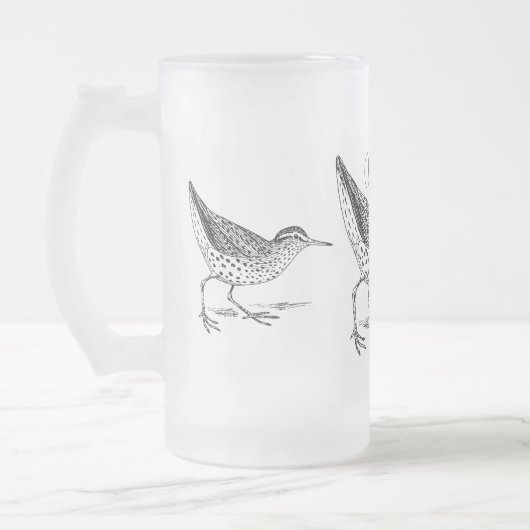 Sandpiper Shorebird Thunder_Cove Matglas Bierpul (Links)