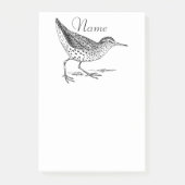 Sandpiper Shorebird Thunder_Cove Post-it® Notes (Voorkant)