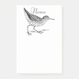 Sandpiper Shorebird Thunder_Cove Post-it® Notes