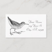 Sandpiper Shorebird Thunder_Cove Visitekaartje (Voorkant)