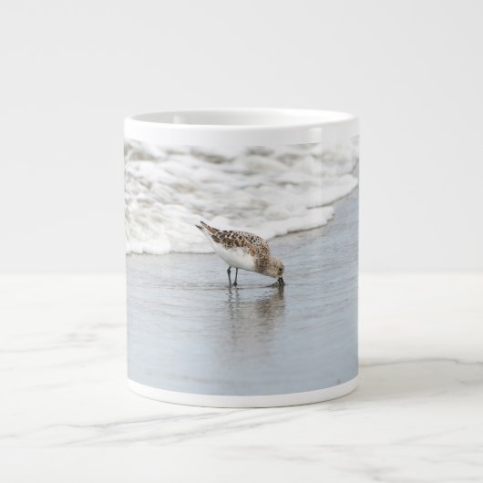 Sandpipers sur la plage Photo Spécialité Café Mug (Devant)