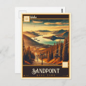 Sandpoint, Idaho | Briefkaart (Voorkant / Achterkant)