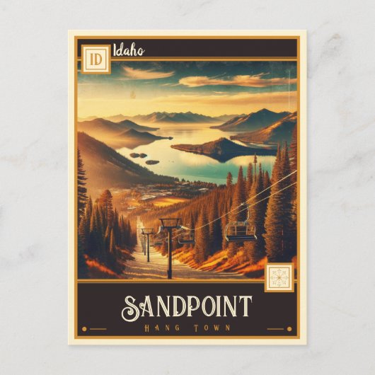 Sandpoint, Idaho | Briefkaart (Voorkant)