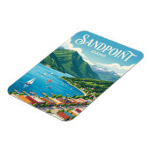 Sandpoint Idaho Magneet (Linkerzijde)