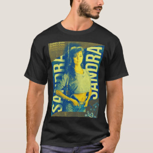 Sandra Cretu 80s Retro Fan Design T-shirt
