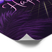 Sandra Nom Vorname lila retro Poster Geburtstag (Coin)