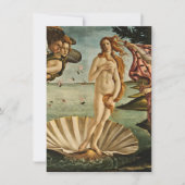 Sandro Botticelli - De geboorte van Venus Bedankkaart (Voorkant)