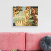 Sandro Botticelli - De geboorte van Venus Canvas Afdruk (Insitu (Woonkamer))