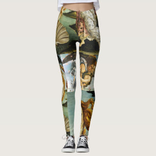 Sandro Botticelli "De geboorte van Venus - collage Leggings