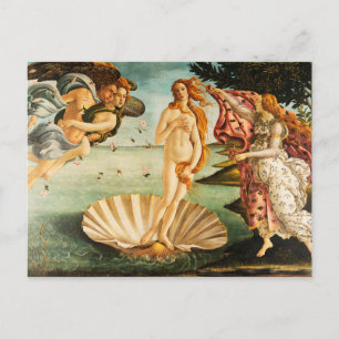 Sandro Botticelli De geboorte van Venus Fine Art Briefkaart