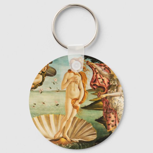 Sandro Botticelli De geboorte van Venus Fine Art Sleutelhanger (Voorkant)