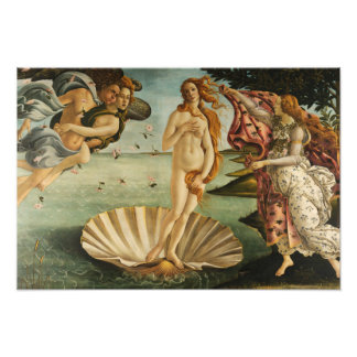 Sandro Botticelli - De geboorte van Venus Foto Afdruk